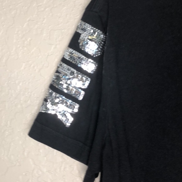 Pink Victoria’s Secret sequin embellished oversized t-shirt - Picture 5 of 6
